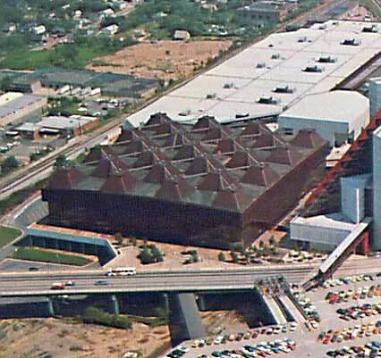 Vintage view from the southeast