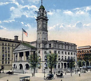 Vintage view from the southeast