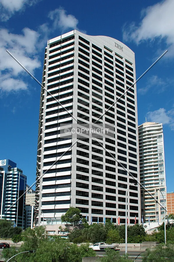 Lookin up from Cockle Bay Wharf