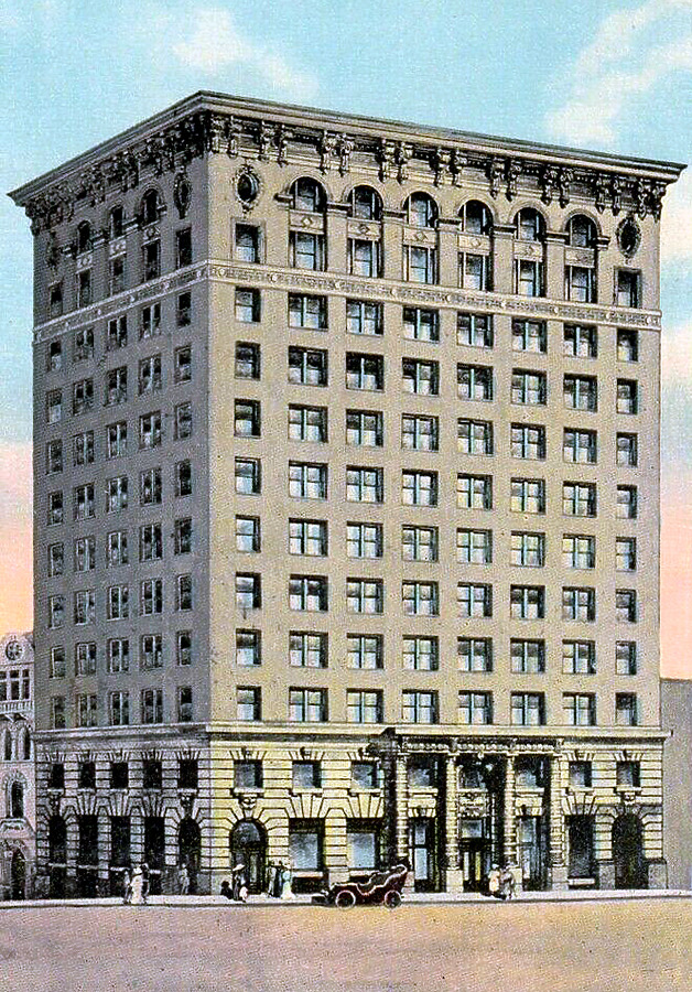 Vintage view from the northwest