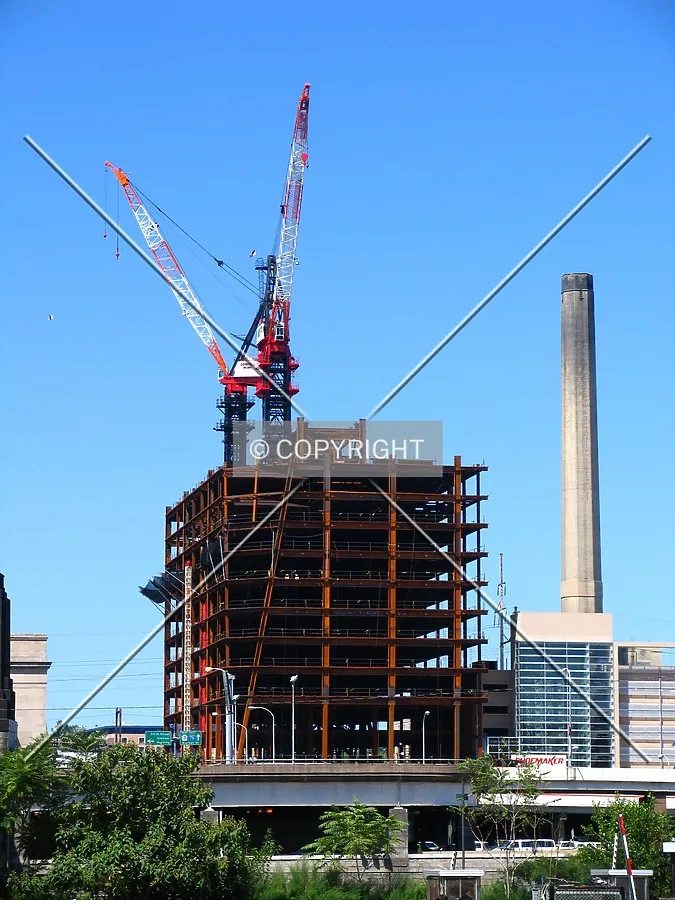 From the west across the Schuylkill River at 23rd and Arch Streets
