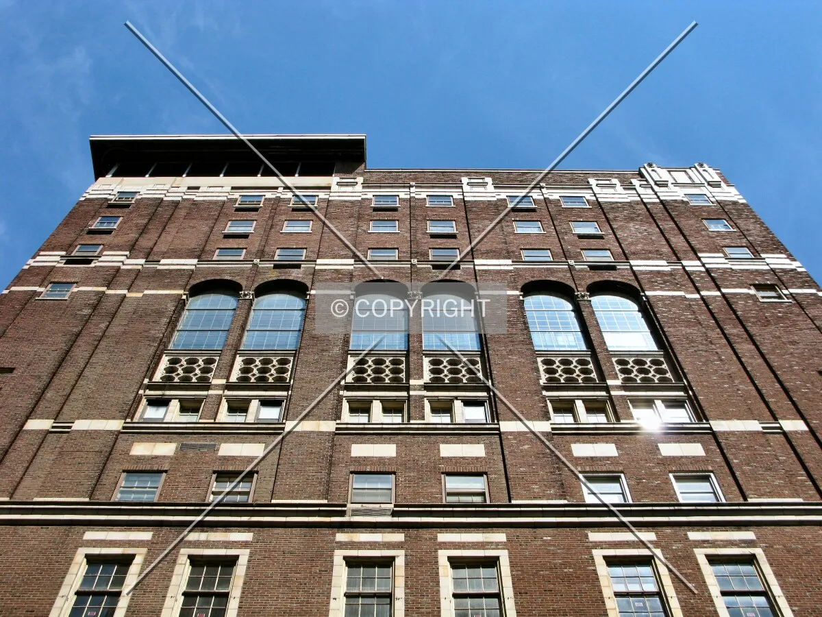Looking up from East 4th Street