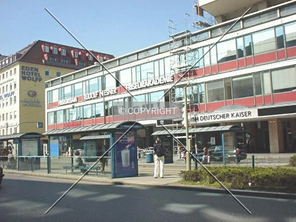 Left side of the base