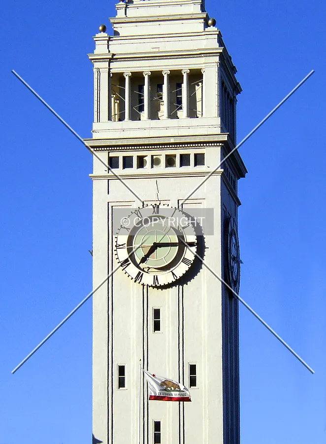 Clock from the west