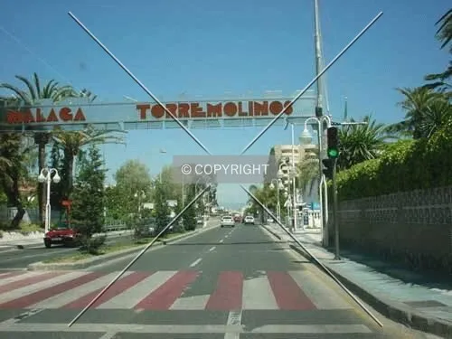 When entering the city from the west