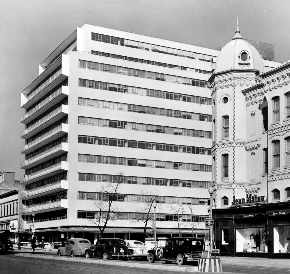 Vintage view from the south