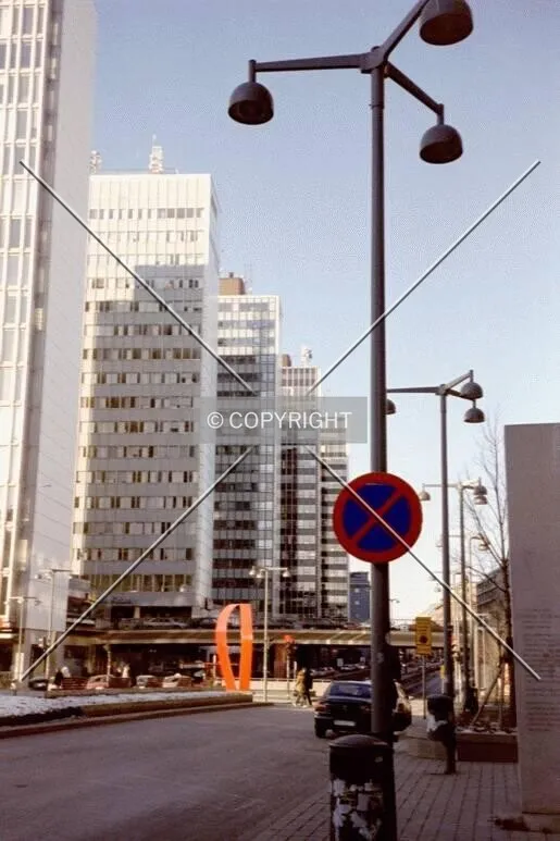 Street view on the winter