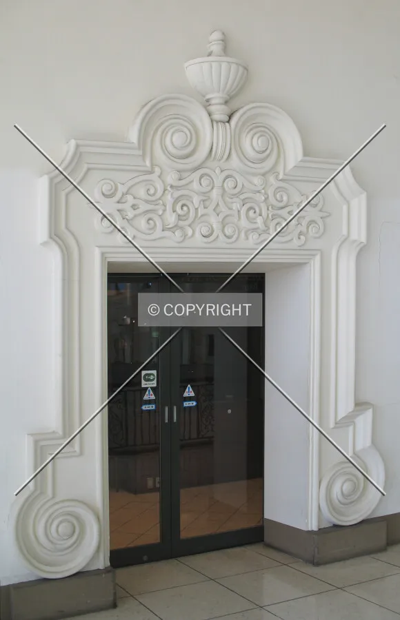 The second floor lobby