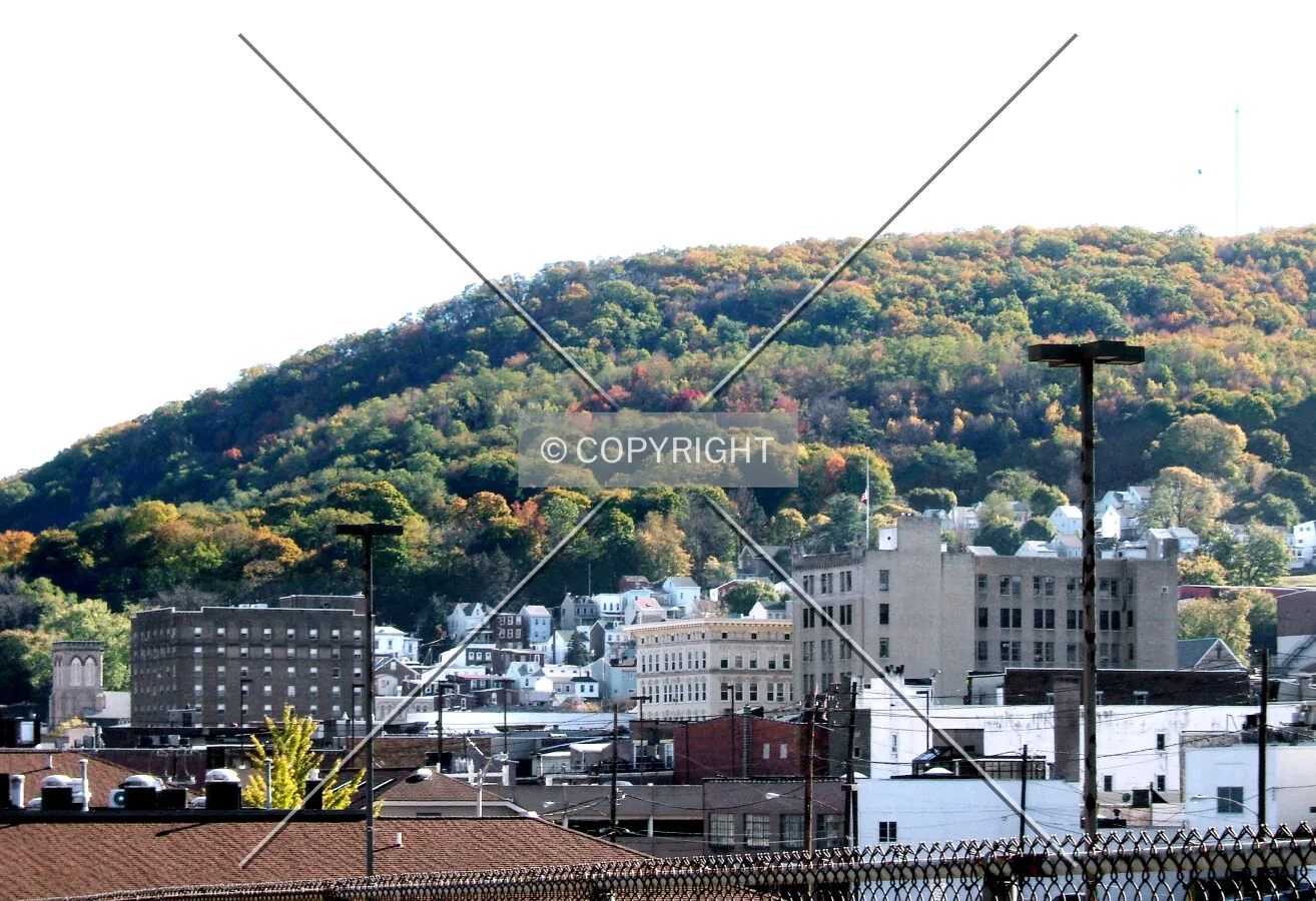 Downtown from the north