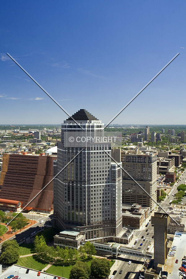Looking east from Foshay Tower