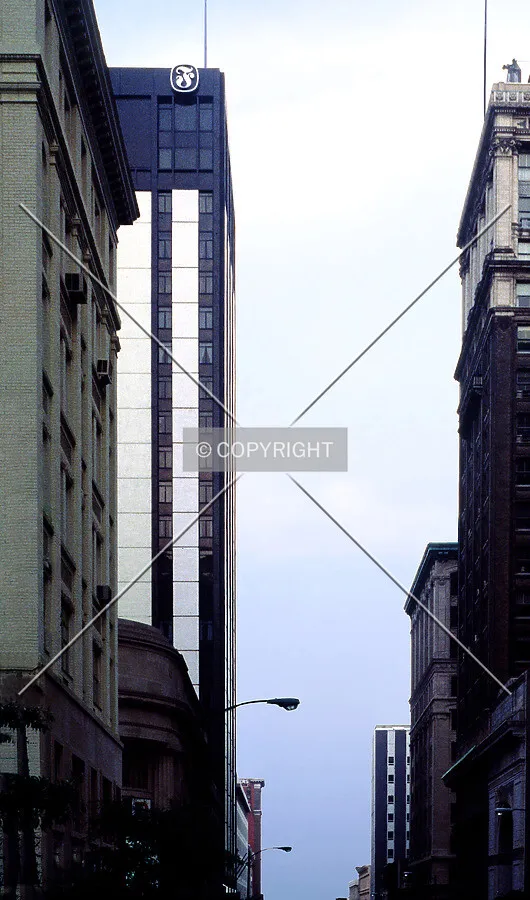 Vintage view from the northwest along Main Street before recladding