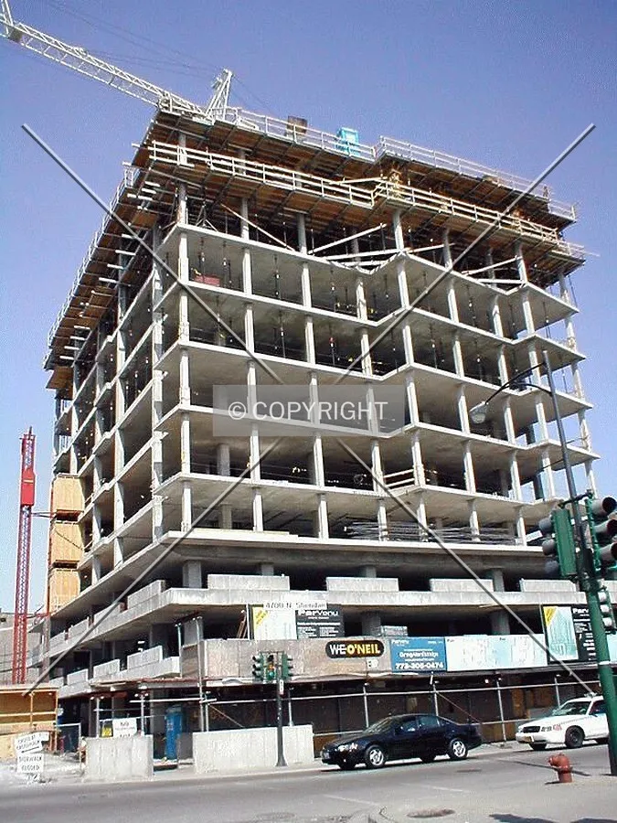 Site view from Sheridan Road