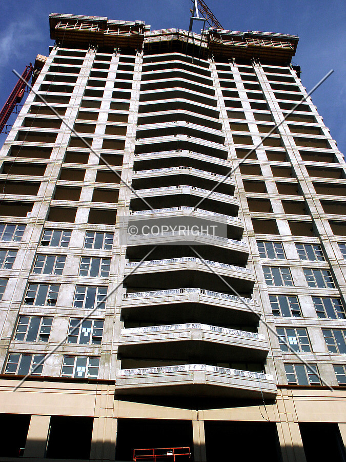 Looking up the east side