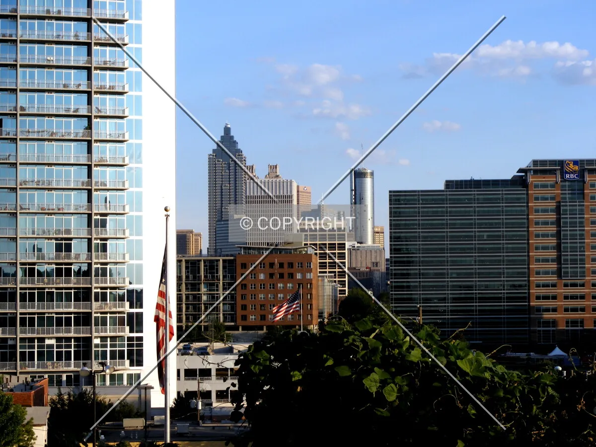 Looking south toward downtown