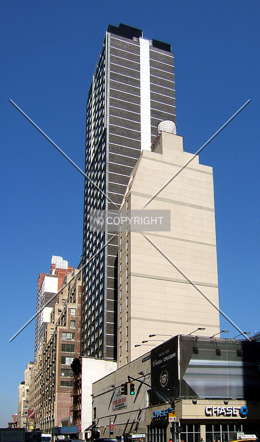 View from the southeast at 39th Street and 8th Avenue