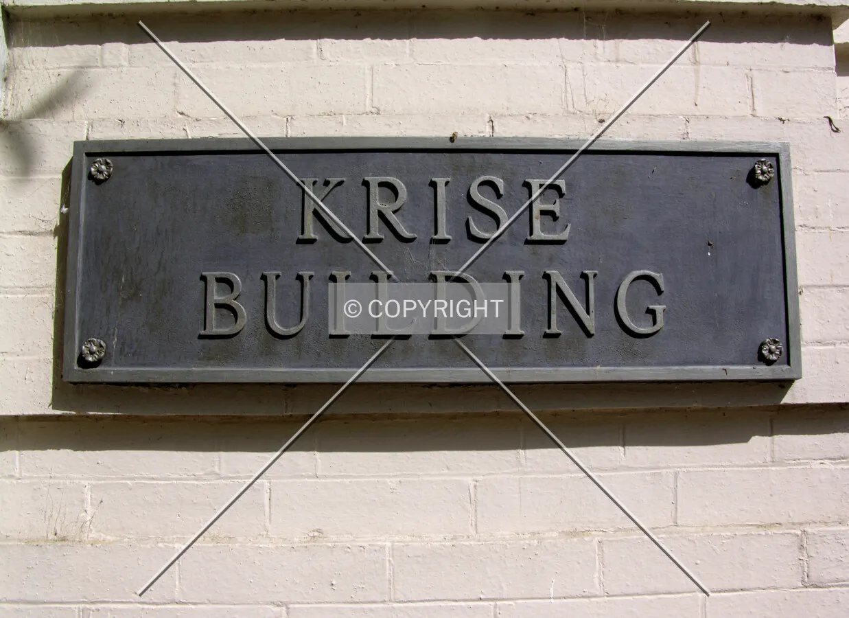 Signage at the Ninth Street entrance