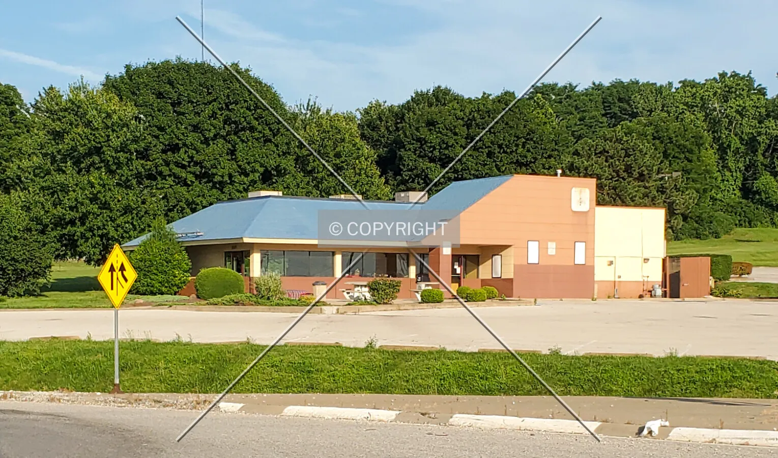 Northwest view; July 9, 2020