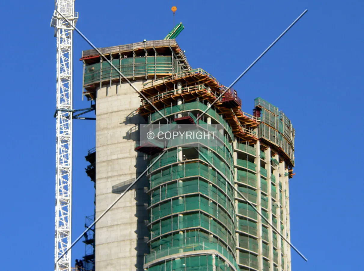 View of the top floors from Lake Shore Drive