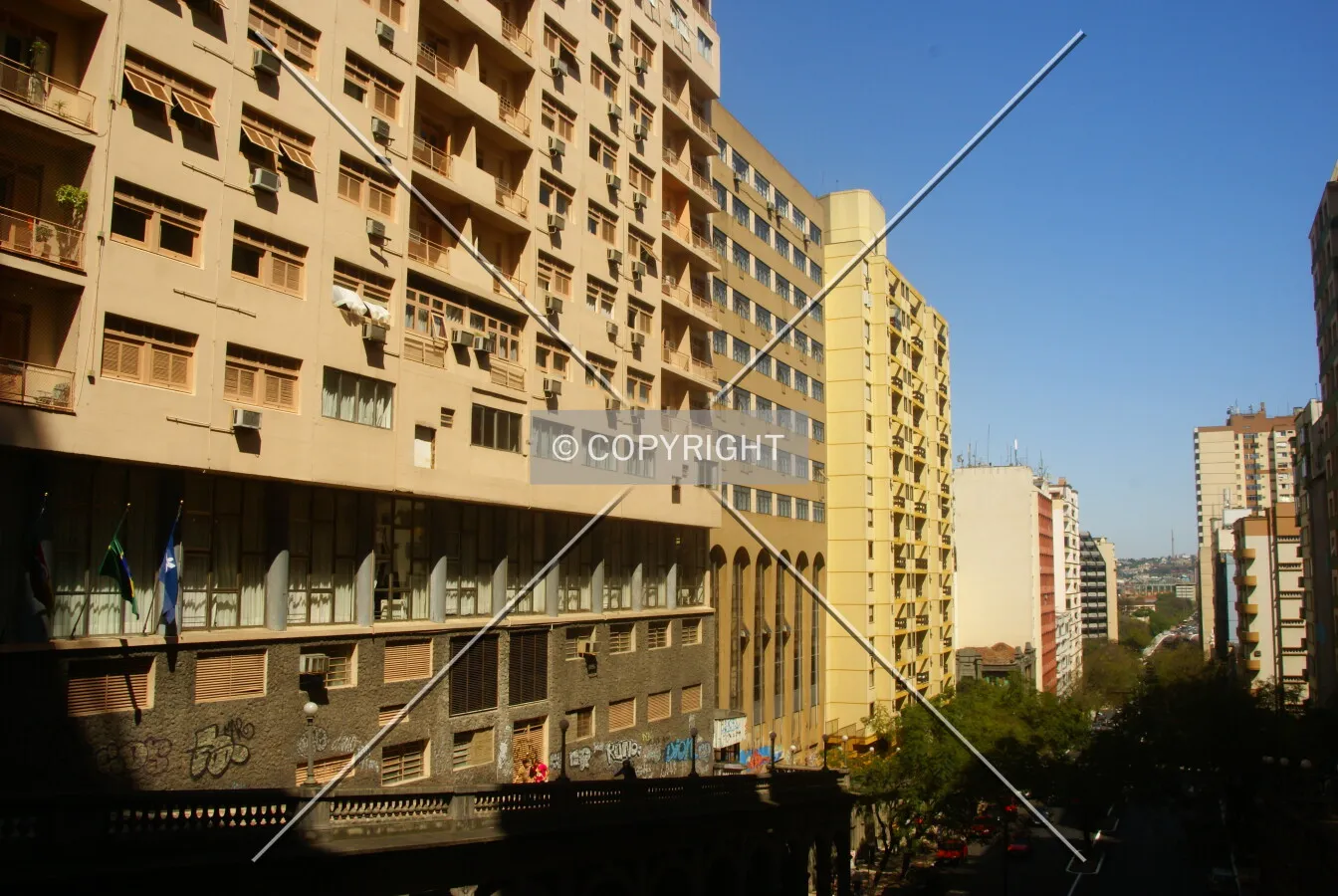 High-rises along Borges de Medeiros Avenue