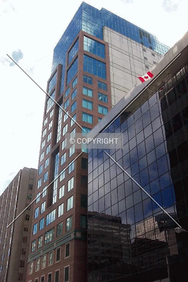 View of the north facade from Laurier Street