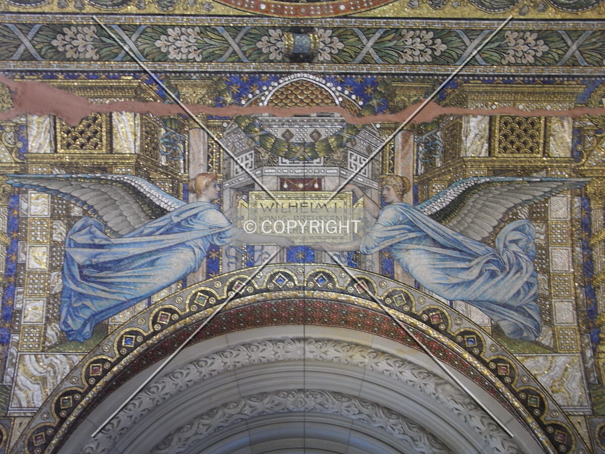 Mosaic in Kaiser-Wilhelm-Gedächtniskirche Berlin
