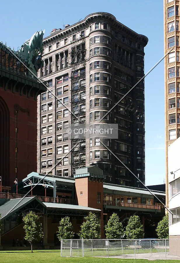 View from the northeast across Pritzker Park