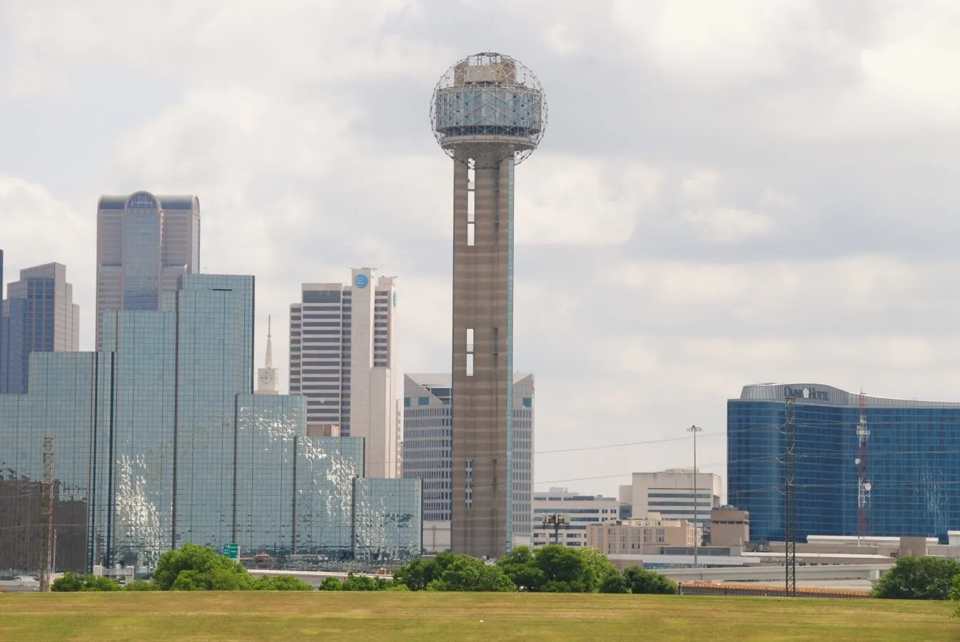 Distant view to the northeast
