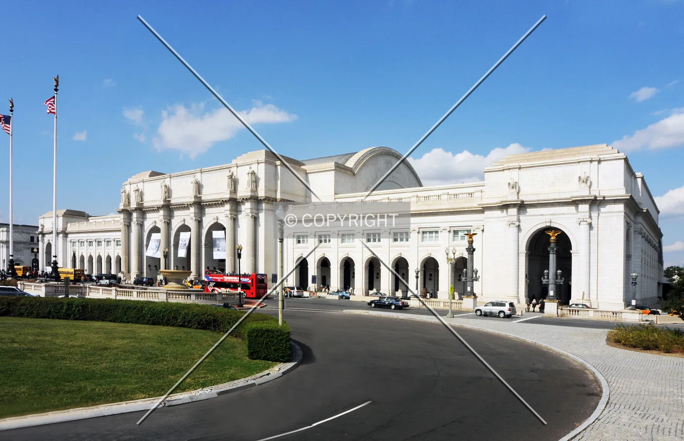 View from the southeast