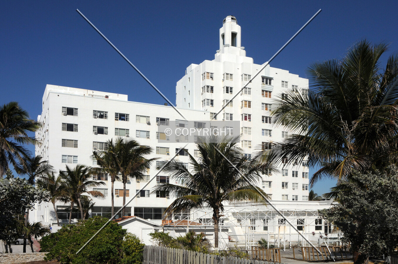 View from the east along the Boardwalk