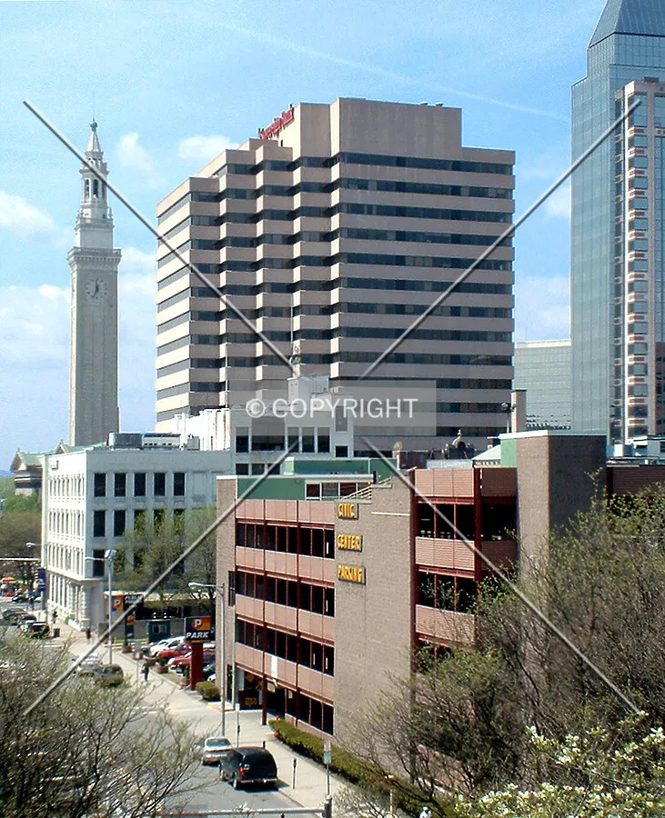 View from the northeast along Falcons Way