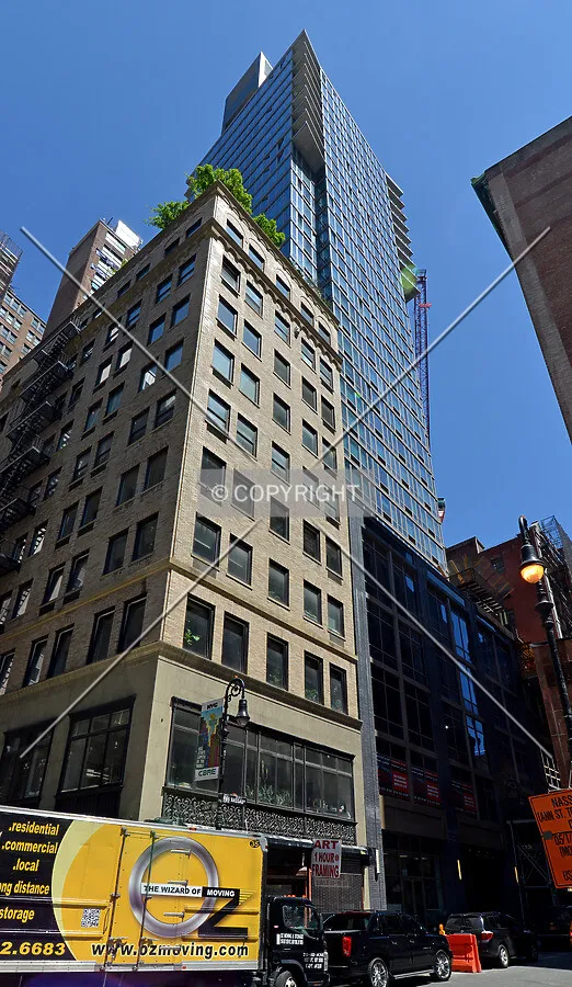 View from the southwest at Nassau and Ann Streets