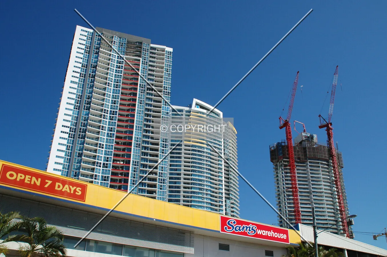 As seen from Young Street