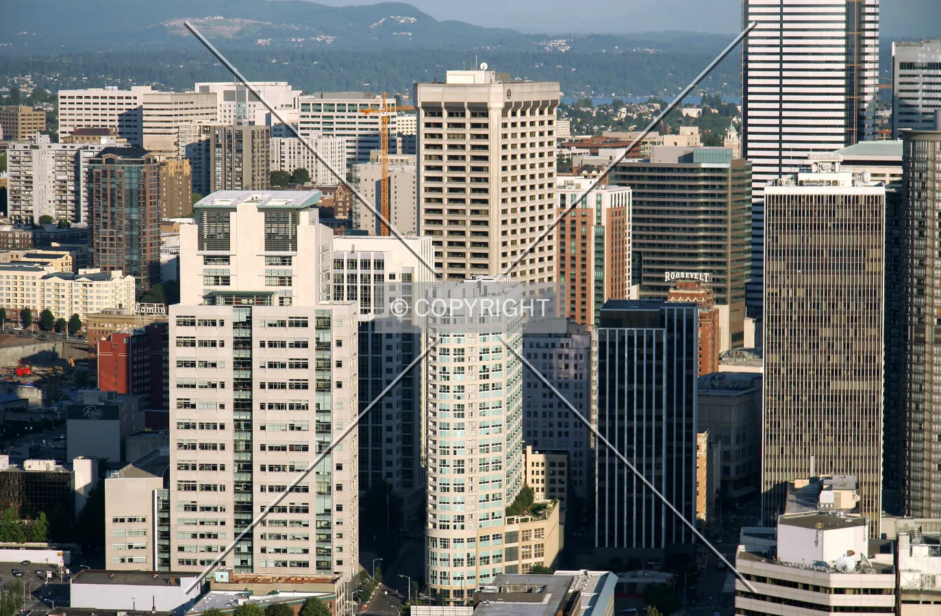 As seen from the Space Needle