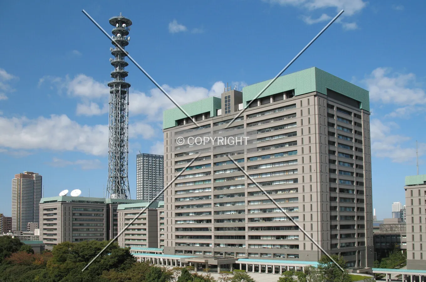 View from the southeast