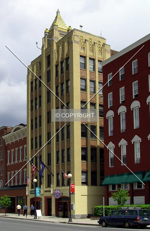 Looking northwest from Merchants Row
