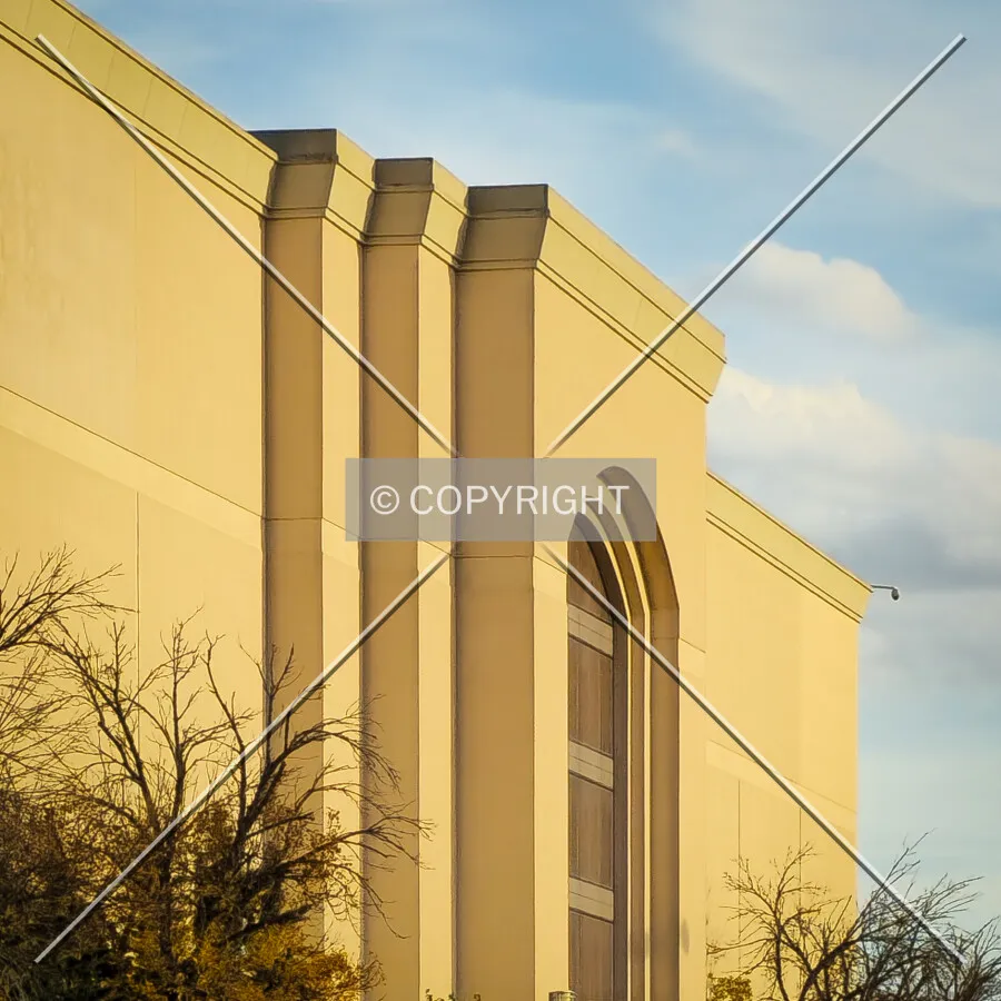 Macy's facade from the southwest; October 29, 2024