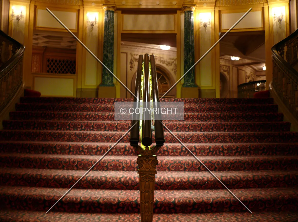 Grand Staircase leading up from the second floor