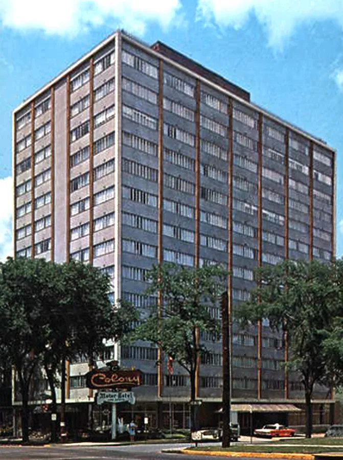 Vintage view from the southeast