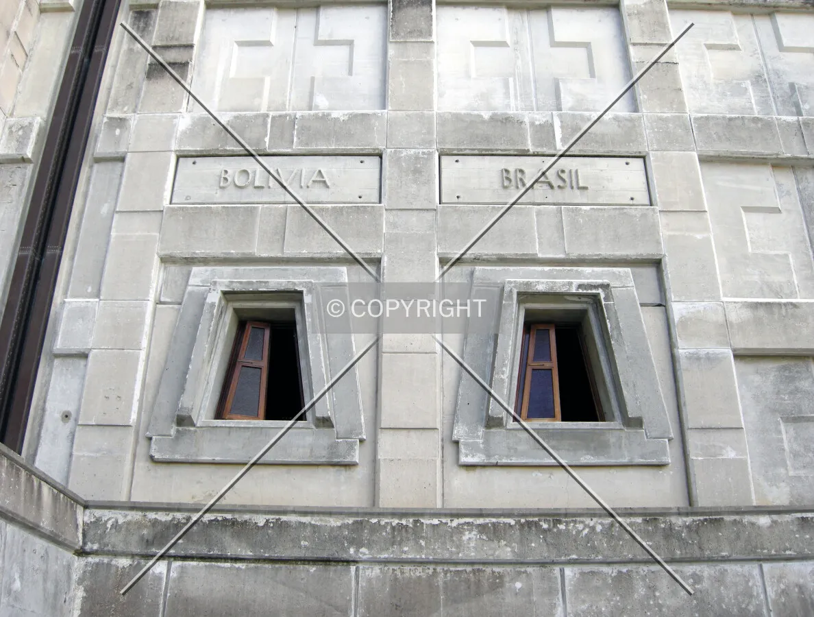 The west facade