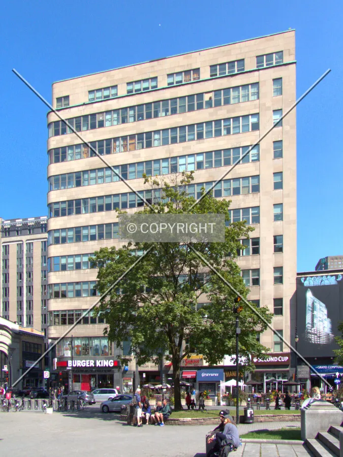 View to the north across Phillips Square