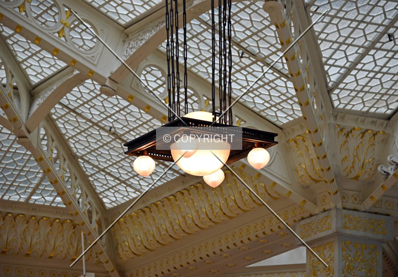Frank Lloyd Wright designed light fixture