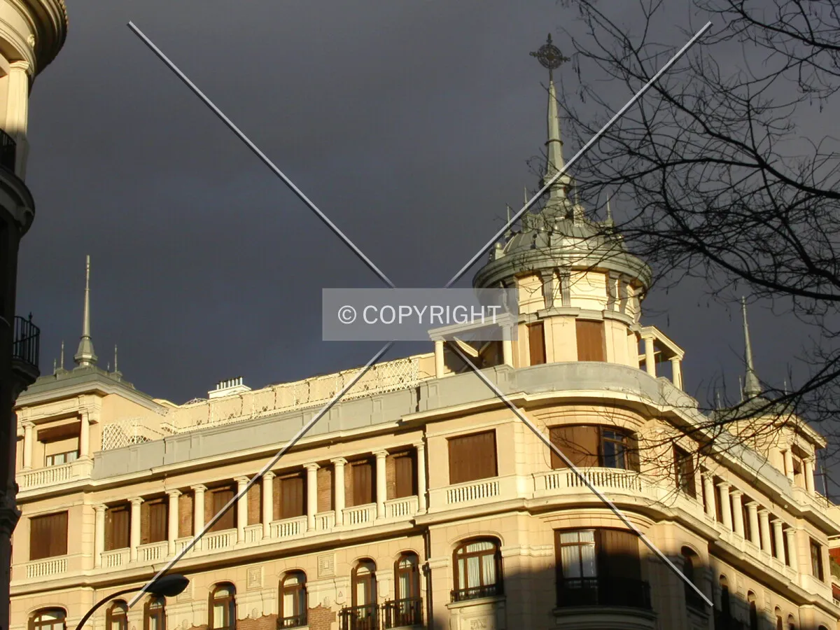 Typical architecture in the district
