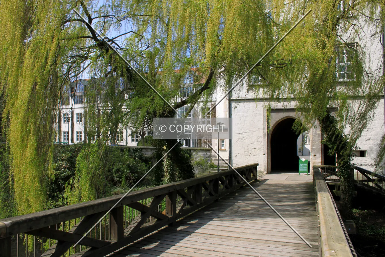 Bridge to the castle in Gifhorn