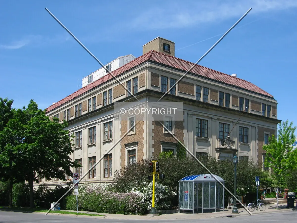 Southeast corner from across 24th Street and Nicollet Avenue