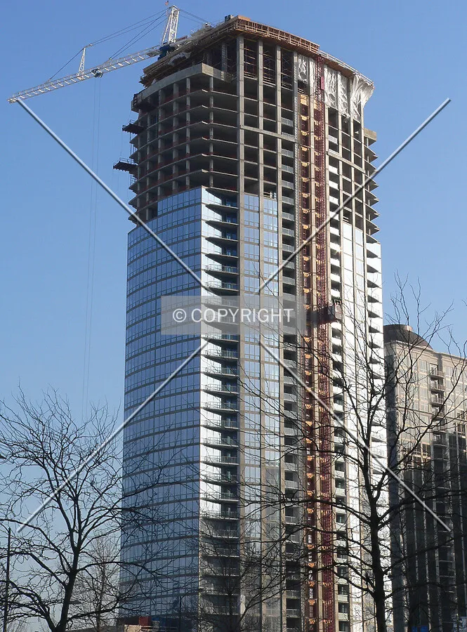 View to the southeast from the corner of Michigan Avenue and Roosevelt Road