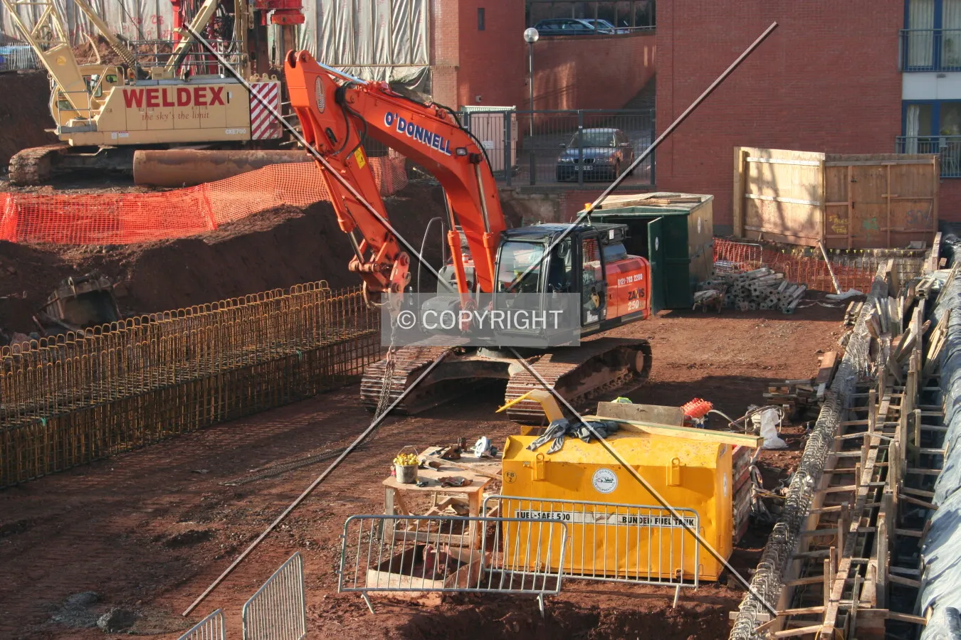 Looking into the site