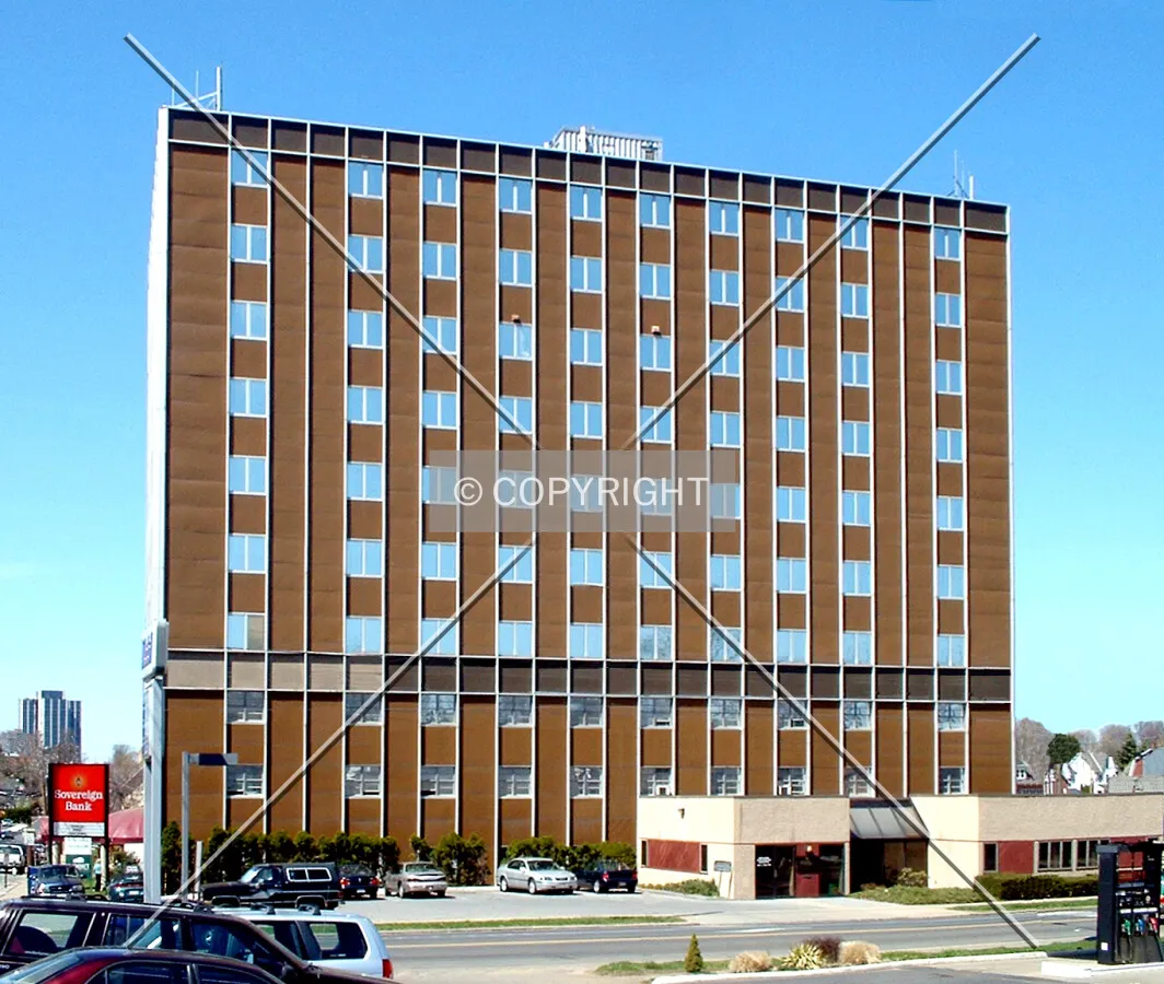 View from the east across Center Street
