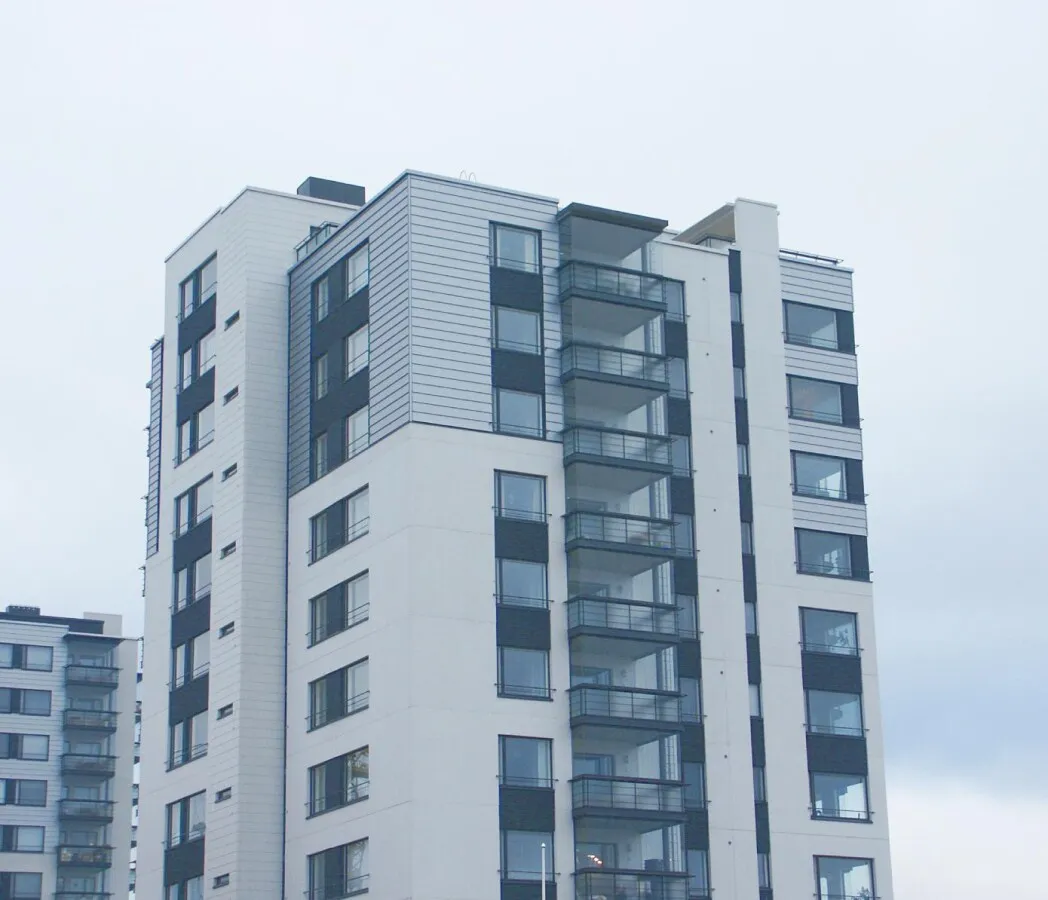 Upper half seen from Lutakko pedestrian promenade
