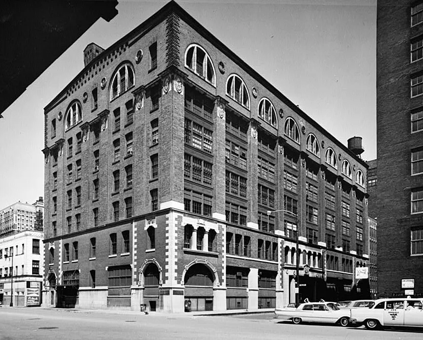 Vintage view from the southeast in 1963
