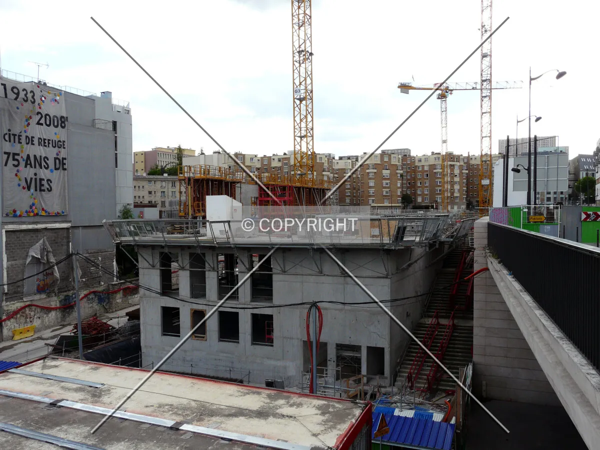 East side, 3rd floor under construction